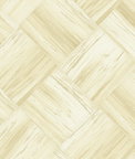 Seabrook Designs Masquerade Weave Metallic Gold & Off-White Wallpaper