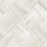 Seabrook Designs Masquerade Weave Gray & Off-White Wallpaper