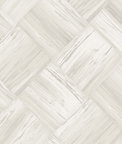 Seabrook Designs Masquerade Weave Gray & Off-White Wallpaper