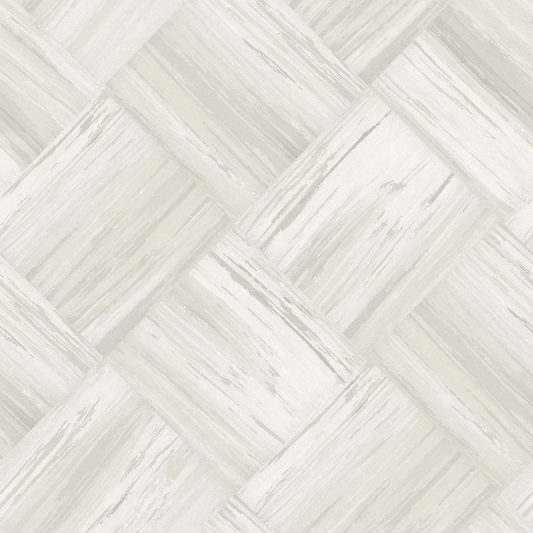 Seabrook Designs Masquerade Weave Gray &amp; Off-White Wallpaper