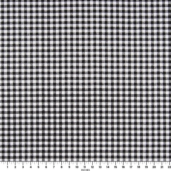 Premier Prints Newton Black Fabric image 2 of 2
