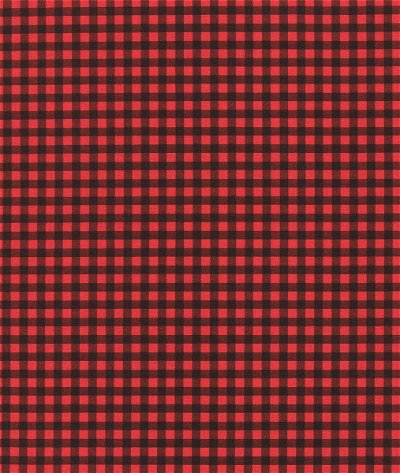 Premier Prints Newton Black/Red Canvas Fabric