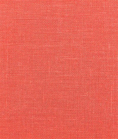 Coral Irish Linen Fabric