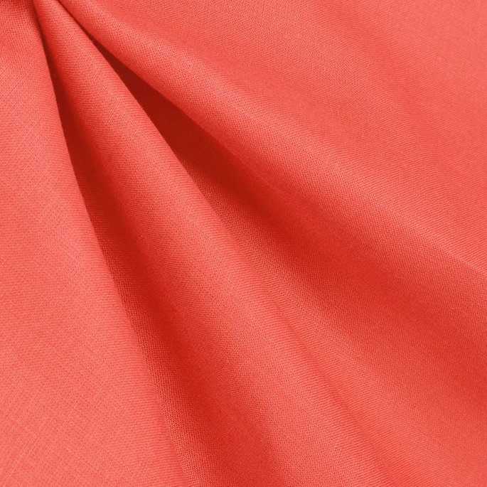 Coral Irish Linen Fabric image 2 of 2