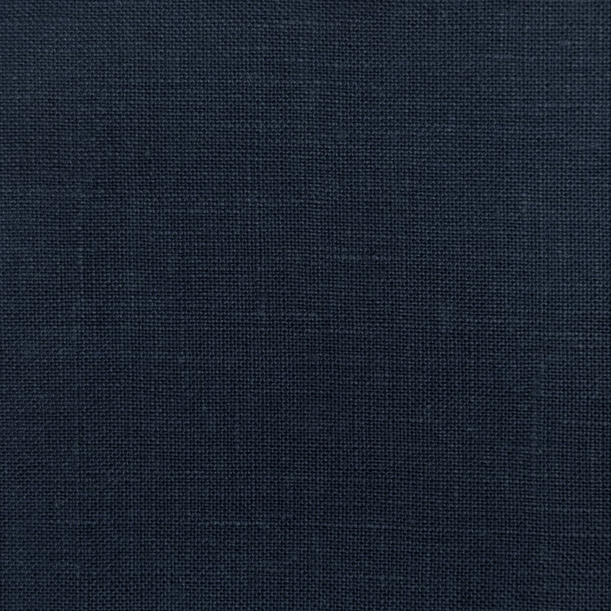 Navy Blue Irish Linen Fabric image 1 of 2
