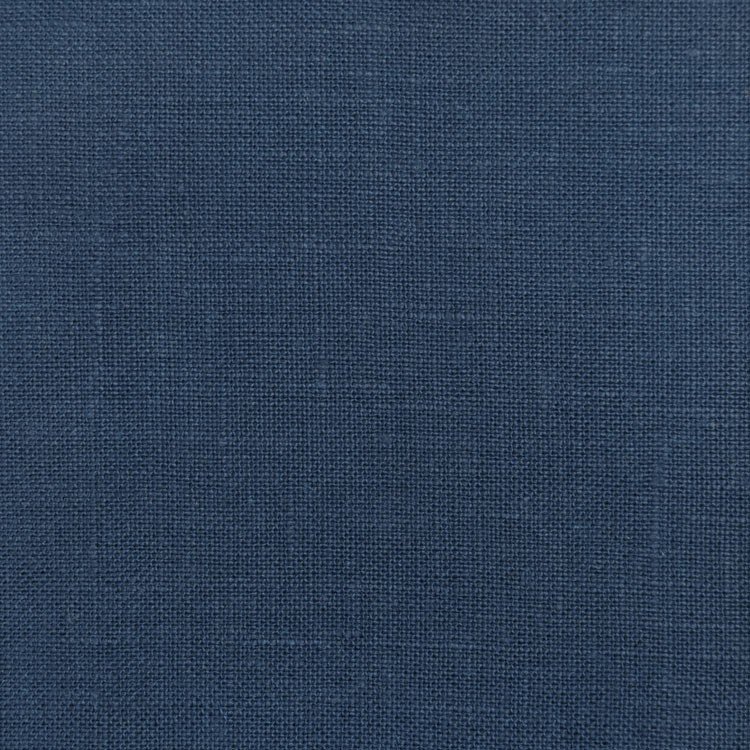 New Indigo Blue Irish Linen Fabric