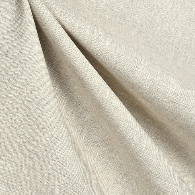 120" Oatmeal Irish Linen Fabric image 2 of 2