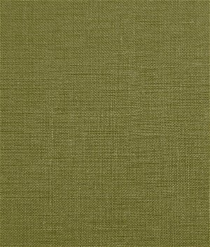 Olive Green Irish Linen Fabric