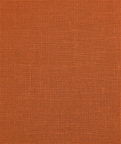 Rust Irish Linen Fabric