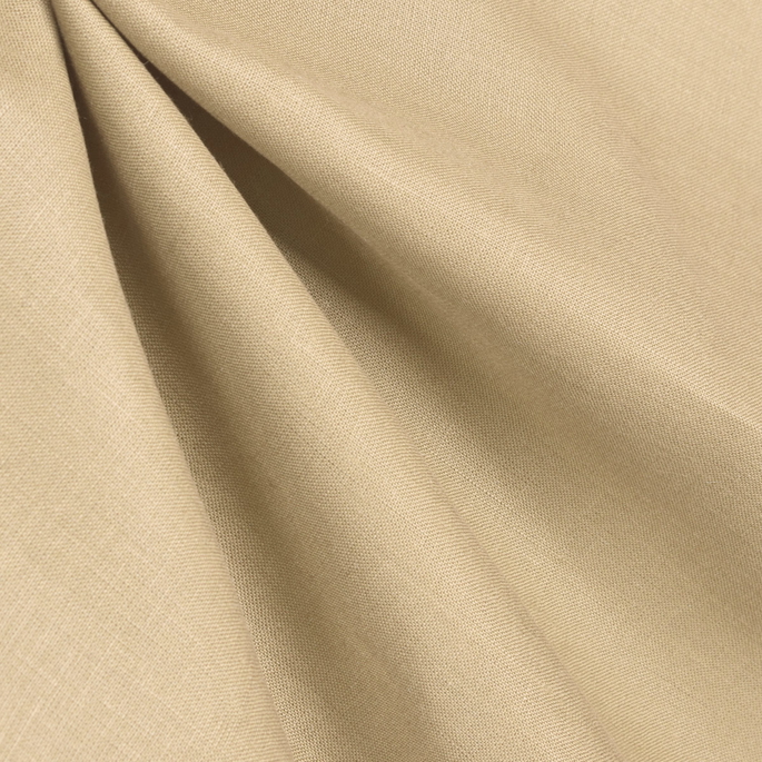 120" Sand Irish Linen Fabric image 2 of 2