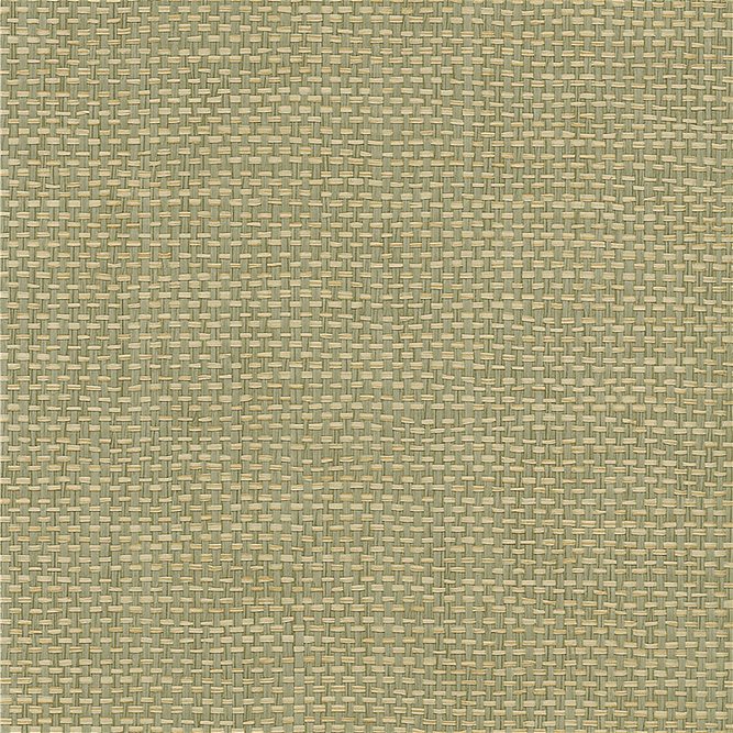 Seabrook Designs NR107X Paperweave Green &amp; Tan Wallpaper