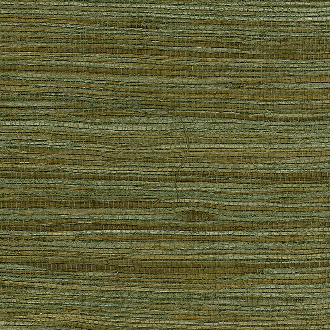 Seabrook Designs NR182X Water Hyacinth Green &amp; Tan Wallpaper