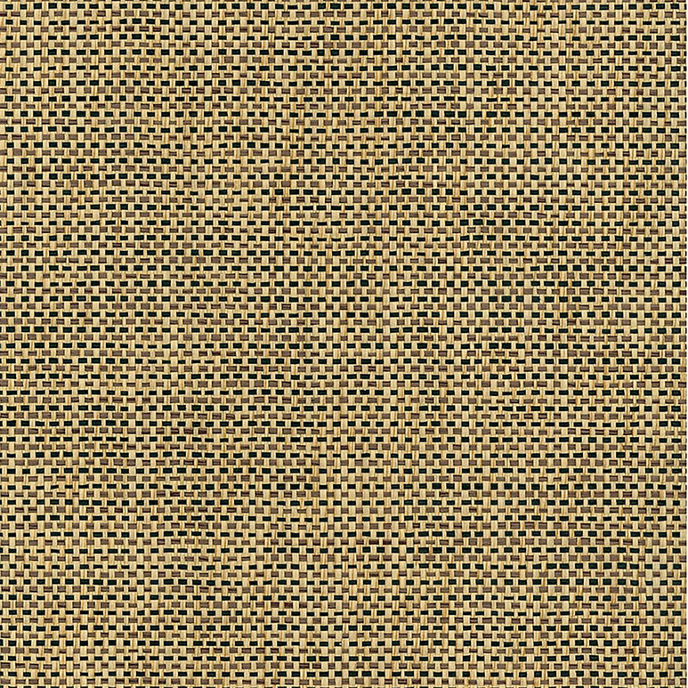 Seabrook Designs NR200X Paperweave Black &amp; Tan Wallpaper