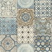 NextWall Peel & Stick Moroccan Tile Blue & Gray Wallpaper