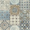 NextWall Peel & Stick Moroccan Tile Blue & Gray Wallpaper - Image 1