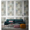 NextWall Peel & Stick Moroccan Tile Blue & Gray Wallpaper - Image 2