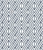 NextWall Peel & Stick Diamond Geometric Navy & White Wallpaper