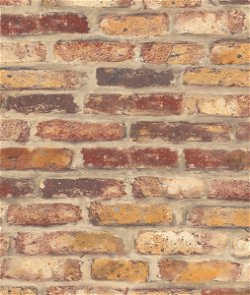 NextWall Peel & Stick Faux Rustic Red Brick Wallpaper