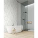 NextWall Peel &amp; Stick Faux Marble White &amp; Metallic Silver Wallpaper thumbnail image 4 of 5