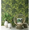 NextWall Peel & Stick Tropical Banana Leaves Green Wallpaper - Image 2