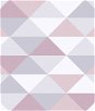 NextWall Peel & Stick Mod Triangles Pink & Gray Wallpaper
