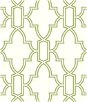 NextWall Peel & Stick Tile Trellis Green & White Wallpaper