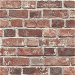NextWall Peel &amp; Stick Distressed Red Brick Wallpaper thumbnail image 1 of 5