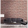 NextWall Peel & Stick Distressed Red Brick Wallpaper - Image 2