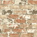 NextWall Peel & Stick Weathered Red Brick Wallpaper