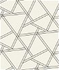 NextWall Peel & Stick Railroad Geometric Iridescent Pearl & Ebony Wallpaper