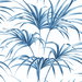NextWall Peel & Stick Tropical Palm Leaf Coastal Blue Wallpaper