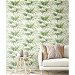 NextWall Peel &amp; Stick Tropical Palm Leaf Green &amp; Off-White Wallpaper thumbnail image 5 of 5
