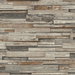 NextWall Peel & Stick Reclaimed Wood Plank Charcoal & Brown Wallpaper