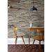 NextWall Peel &amp; Stick Reclaimed Wood Plank Charcoal &amp; Brown Wallpaper thumbnail image 5 of 5