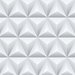 NextWall Peel & Stick Triangle Origami Gray Wallpaper