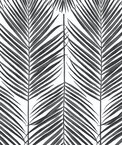 NextWall Peel & Stick Paradise Palm Ebony Wallpaper