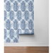 NextWall Peel &amp; Stick Paradise Palm Coastal Blue Wallpaper thumbnail image 3 of 3
