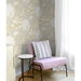 NextWall Peel &amp; Stick Lotus Floral Metallic Gold &amp; Gray Wallpaper thumbnail image 2 of 5