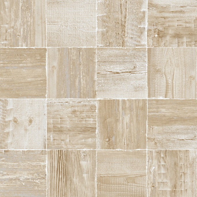 NextWall Peel &amp; Stick Wood Block Wheat Wallpaper image 1 of 4