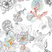 NextWall Peel & Stick Colorful Paisley Multicolored Wallpaper