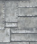 NextWall Peel & Stick Fuselage Panel Charcoal Wallpaper