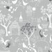 NextWall Peel & Stick Rise & Shine Gray & White Wallpaper