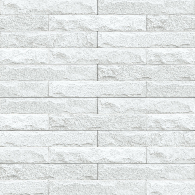 NextWall Peel &amp; Stick Limestone Brick Eggshell &amp; Gray Wallpaper image 1 of 3