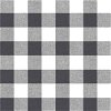 NextWall Peel & Stick Picnic Plaid Black & White Wallpaper - Image 1