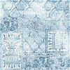 NextWall Peel & Stick Patchwork Blue & Eggshell Wallpaper - Image 1