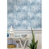 NextWall Peel & Stick Patchwork Blue & Eggshell Wallpaper - Image 3