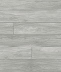 NextWall Peel & Stick Teak Planks Gray Wallpaper