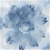 NextWall Peel & Stick Watercolor Sunflower Navy Blue Wallpaper - Image 1