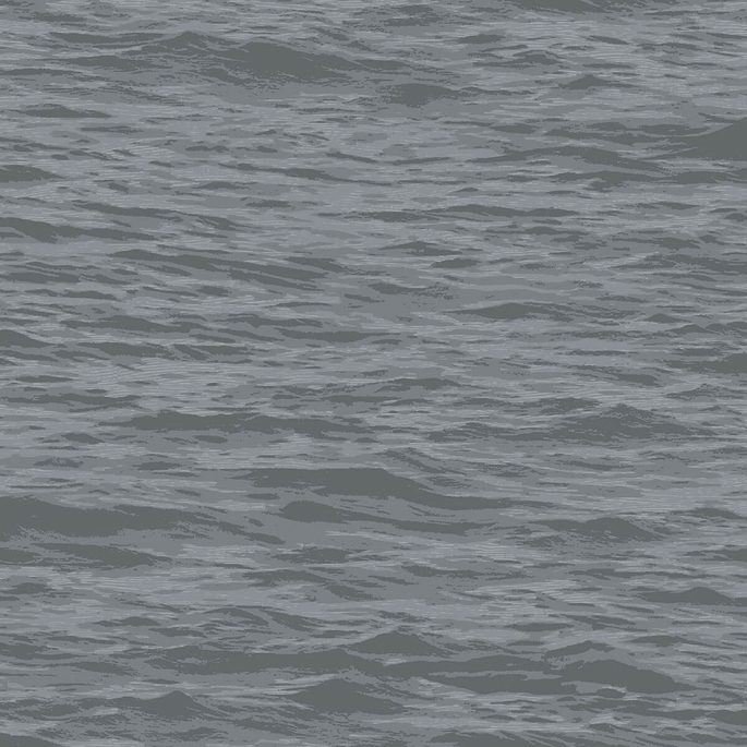 NextWall Peel &amp; Stick Serene Sea Cove Gray Wallpaper image 1 of 5