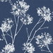 NextWall Peel & Stick One O'Clocks Denim Blue Wallpaper